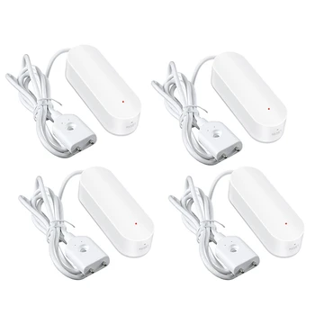 

TUYA Smart Water Alarm Sensor WiFi Water Leak Detector Overflow Flood Leakage Alerts Remote Monitor Leak 4 Set