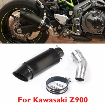 

Slip on Z900 Motorcycle Exhaust Silencer Tip Muffler Middle Mid Link Pipe Exhaust System for Kawasaki Z900