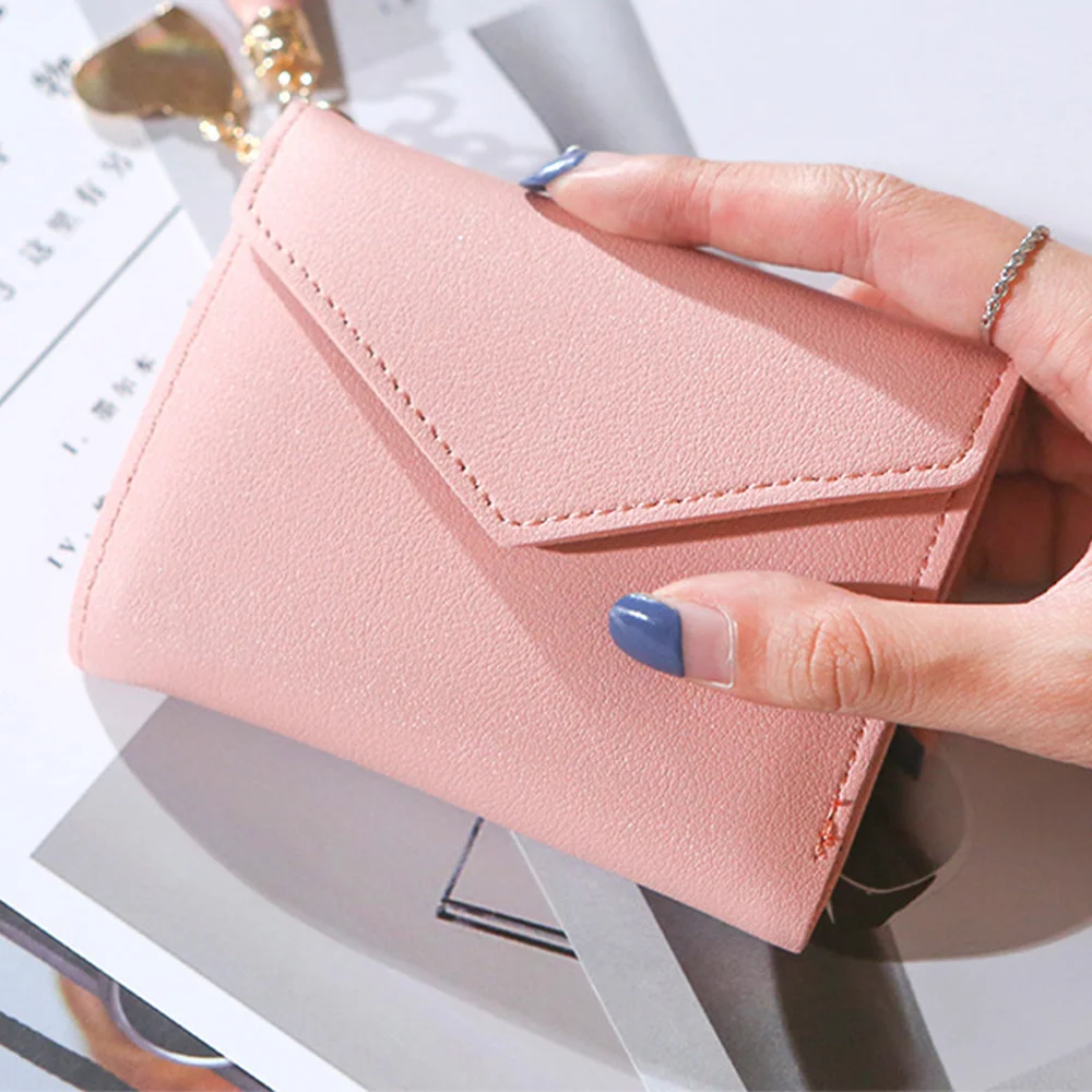 Women's Wallet Short Coin Purse Wallets For Women Card Holder Ladies Small Female Hasp Mini Clutch Girl Money Bag Woman | Багаж и