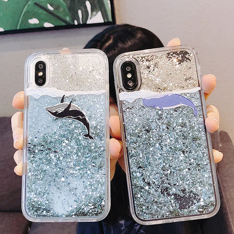Динамичный жидкий песок мягкий чехол для samsung A10 A6 A8 A7 2018 A750 S10 S9 S8 плюс S7 край A3 A5 2017