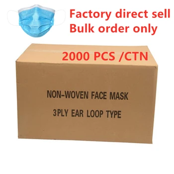 

Factory direct sell)urgent bulk order here Disposable Non-Woven Mouthmask Three-layer Filter For Unisex Anti-dust Mouth Facemask