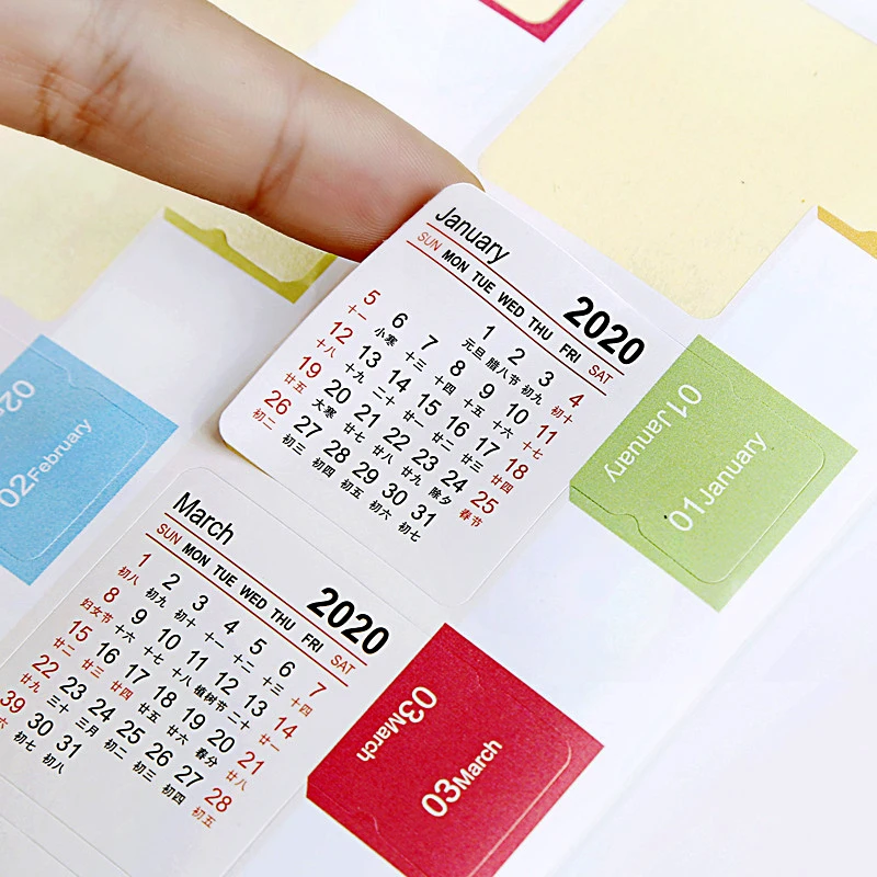 2 шт. декоративные наклейки на календарь|stationery stationery|stationery plannerstationery sticker |