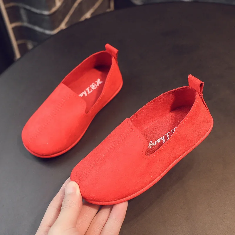 

2019 New Style Men And Women CHILDREN'S Shoes Fashion Small Leather Shoes biao yan xie STUDENT'S Shoes BABY'S Shoes