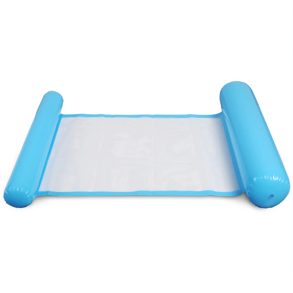 

NEW Outdoor Foldable Water Hammock Single People Increase Inflatable Air Mattress Beach Lounger Floating Sleeping Bed Chair