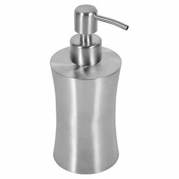 

304 Stainless Steel Liquid Soap Dispenser Bottle Bathroom Shower Pumper Lotion Soap Dispenser C44