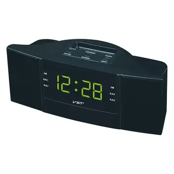 

Exquisite Dual Band Alarm Sleep Clock AM/FM Radio with LED Display European Plug