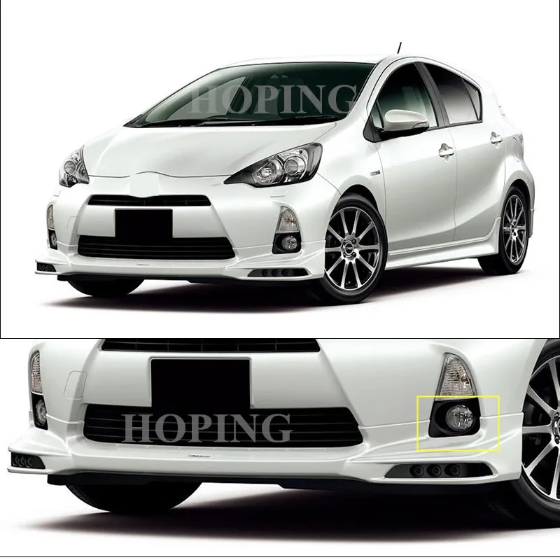 Надеясь передний бампер противотуманная фара Набор для Toyota Prius C/Aqua 2012 2013 галогенный противотуманный светильник h1612в 19 Вт Комплект проводов переключателя проводов