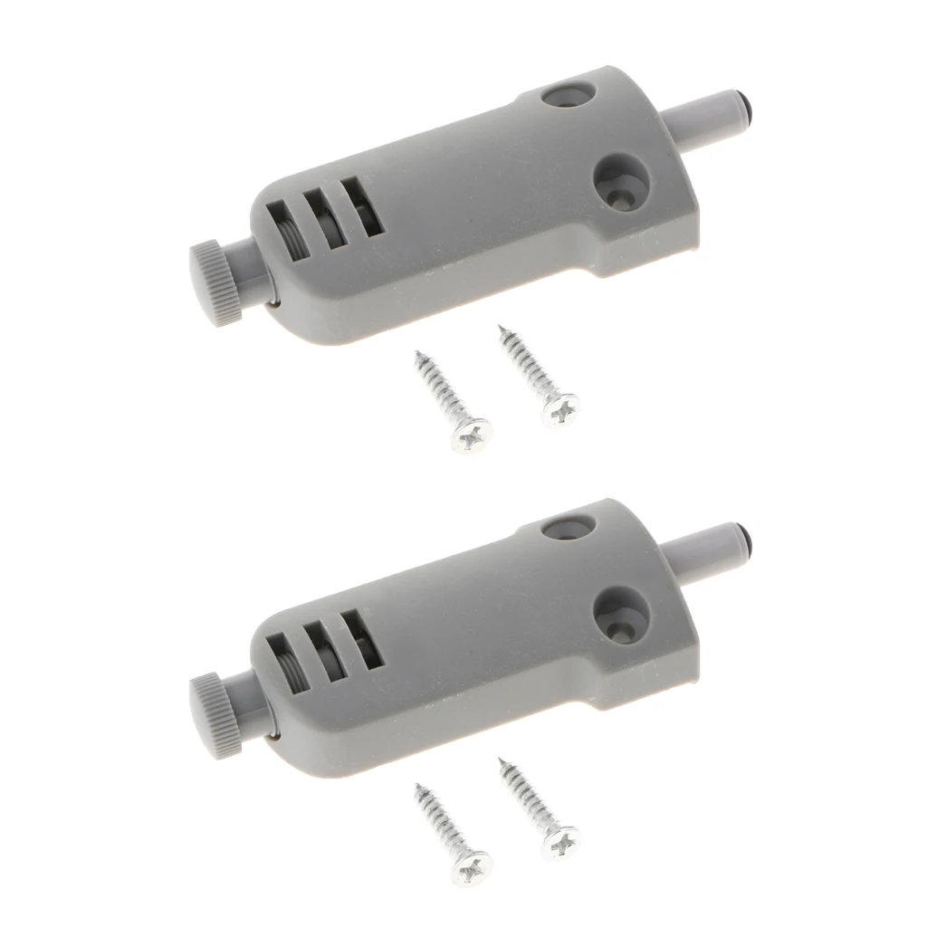 2pcs&nbsp;Wardrobe Cabinet Door Damper Noise-cancelling Soft Close Buffer Cushion for Heavy-duty Kitchen Doors- Gray
