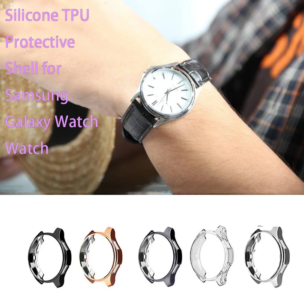 Защитный чехол из ТПУ для samsung Galaxy Smart Watch водонепроницаемый пылезащитный чехол с защитой от царапин