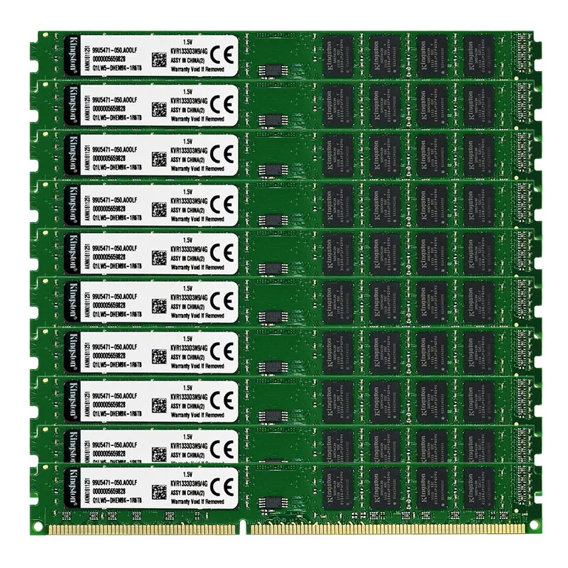 Оперативная память Kingston 10 шт. ОЗУ DDR3 8 ГБ 4 Гб 1066 1333 1600 1866 МГц совместима со всеми