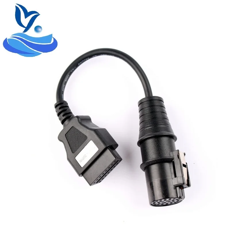 Высокое качество OBD2 адаптер для IVECO 30Pin 16Pin женский грузовик кабель OBD 2 OBDII 30 pin до 16