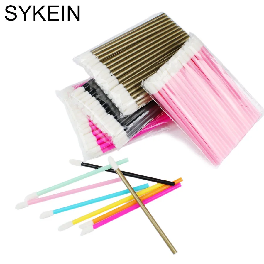 Одноразовые кисти для губ мягкие косметические аппликаторы макияжа 100 шт. Кисть