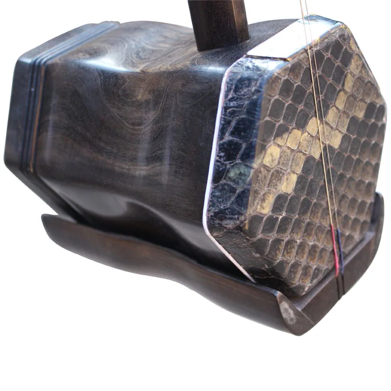 High Quality Black Rosewood erhu Handmade Chinese Music With Hard Case/Tuner/Bow/Rosin/Strings Folk Music Instrument