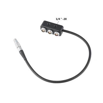 

HDRiG New Arrival 1 to 3 Power Splitter (0B 2pin) With 1/4"-20 Screw Threads Holes Mount For Camera Cage Rig Camera Accessories