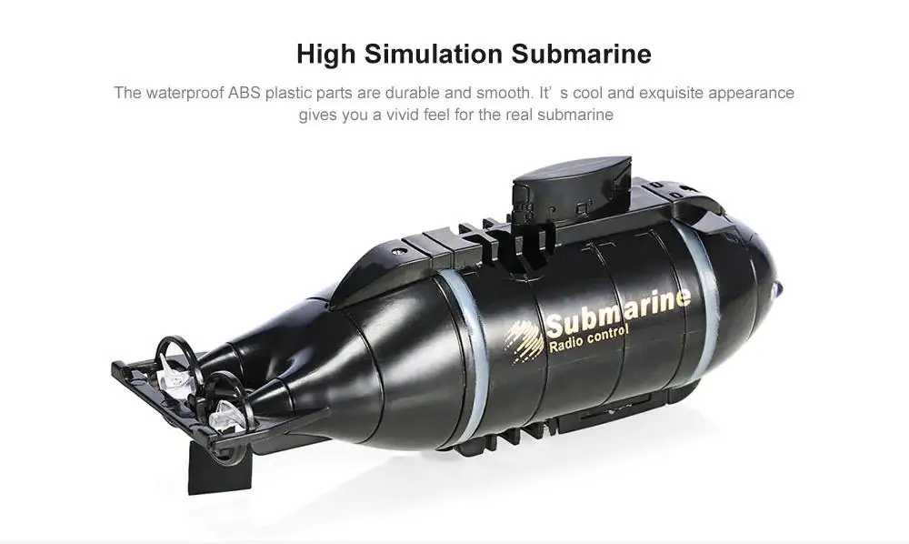 Мини 6CH беспроводной пульт дистанционного управления гоночная подводная лодка игрушка для детей