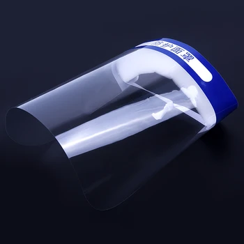 

2pcs Transparent Safety Isolated Sun Eye Facial Protection Face Shields With Double-sided Anti-fog Face Shields