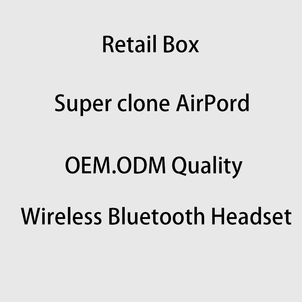 

Super AirePord In Ear Detection Smart Sensor Earbuds Bluetooth 5.0 Earphone Wireless Earplug Pop Up Headsets