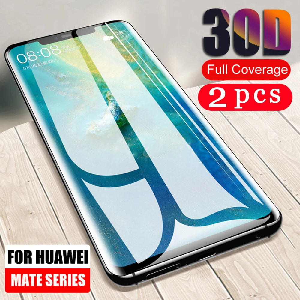 Закаленное стекло 9D для huawei mate 10 20 pro 30 lite 20x защитная пленка экрана телефона
