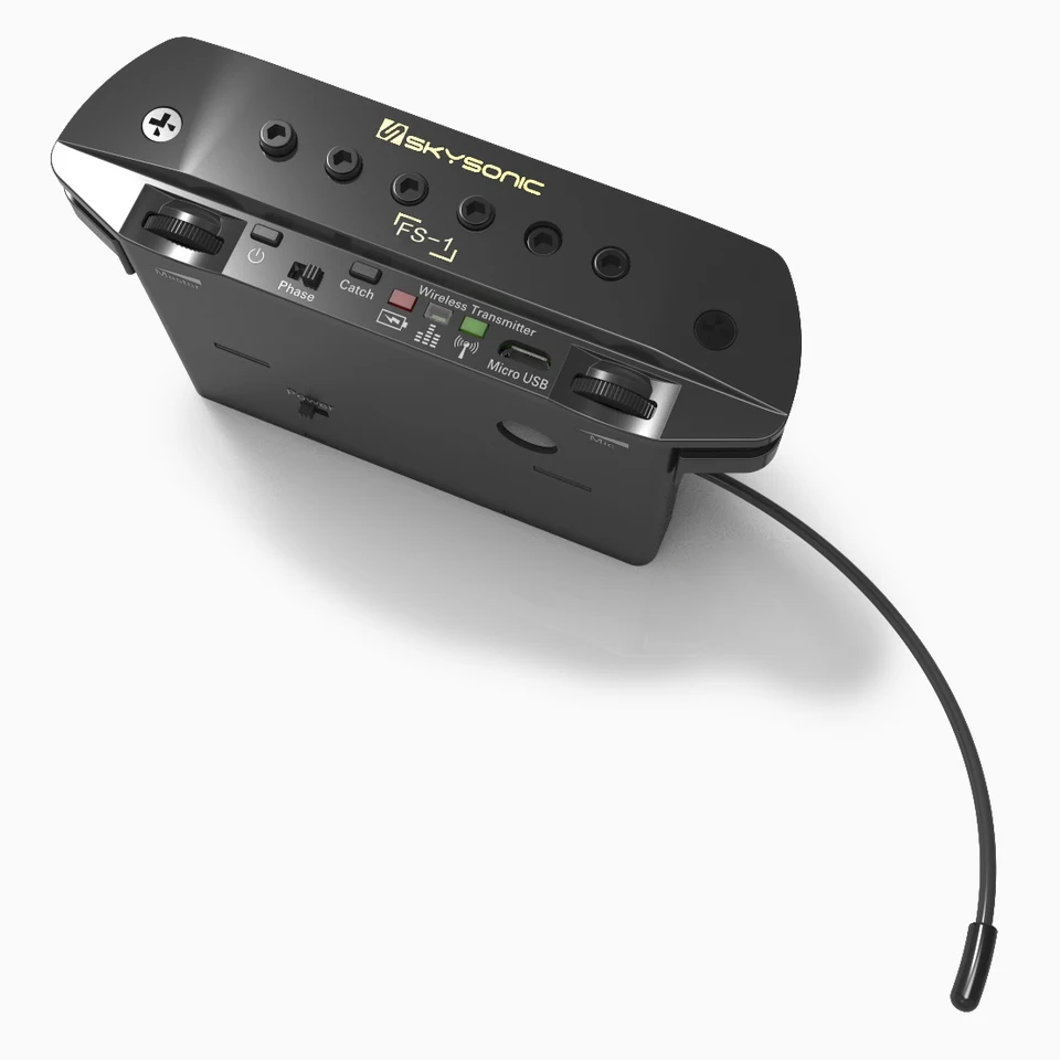 Skysonic ワイヤレスピックアップ Fs-1 アコースティックギター
