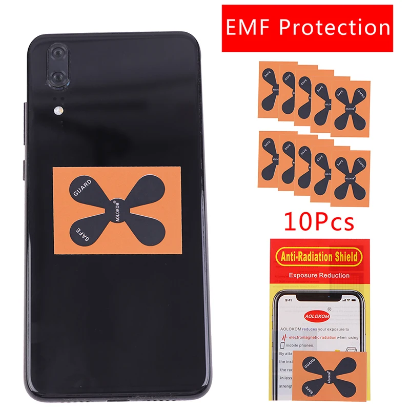 10XAnti Radiation Protection Sticker EMF Protector Quantum Shield For Cellphone