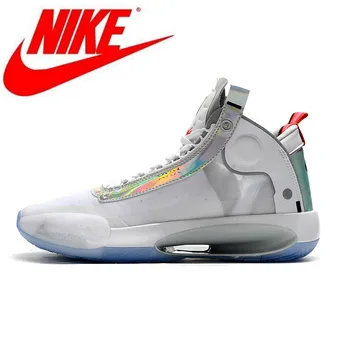

Nike Air Jordan 34 Men's Basketball comfortable Shoes Outdoor Sneakers Wear Resistant Cozy Footwear 2020 New