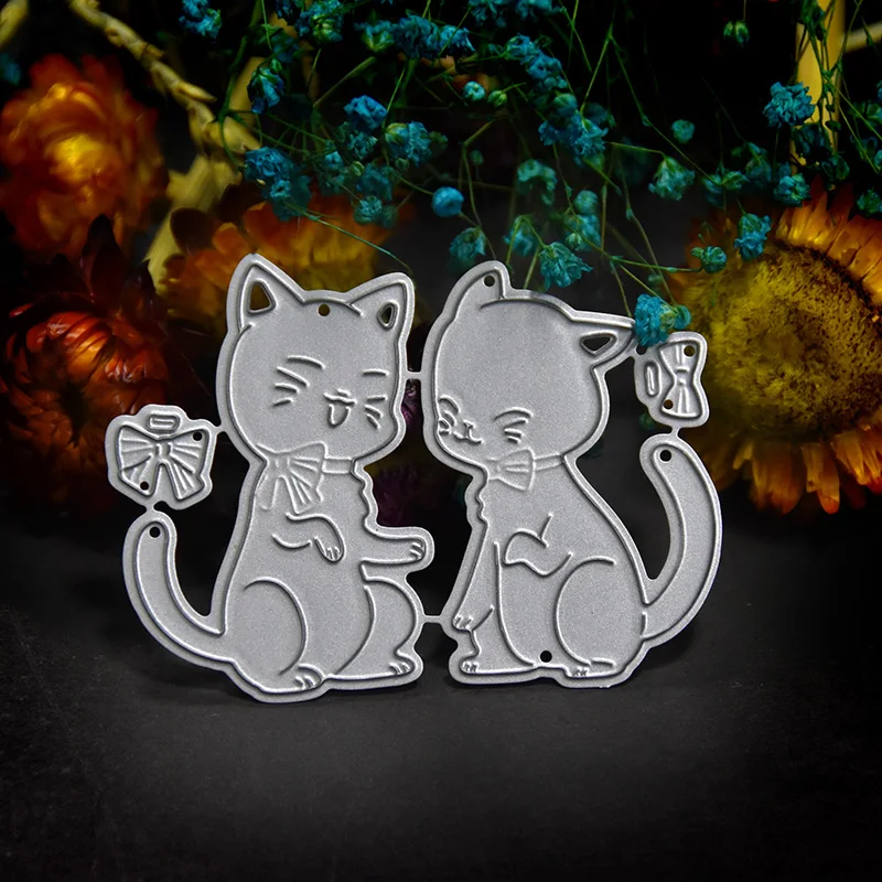 Matrices De Découpe En Métal Pour Halloween, Citrouille, Chat