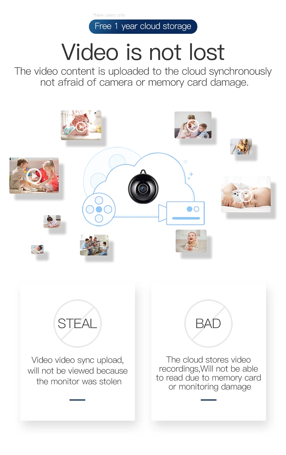 Мини HD 1080p беспроводная wifi ip-камера домашняя камера система безопасности CCTV инфракрасное ночное видение со слотом для sd-карты аудио приложение