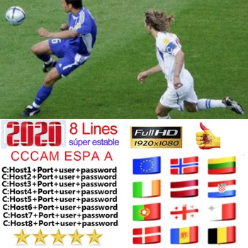 

2020 Cccam espa a spain 1 year stable 8 Line server HD cline ccam espa a Europe Portugal Poland Italia for satellite receiver