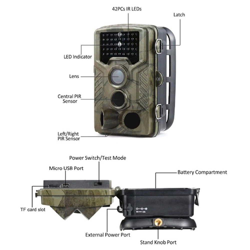 Wildlife Hunting Camera Trail Camera 3G 1080p HD 16MP IP65 Security Portable Cam Animal 20M WCDMA