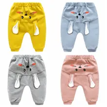 2109 новые модные популярные детские леггинсы для новорожденных девочек Хлопковые Штаны для маленьких мальчиков