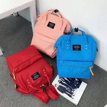 

School Backpack Men Laptop Waterproof Rucksack Mummy Maternity Diaper Bag Large Capacity Nursing Bag Fashion Travel Outdoor Bags