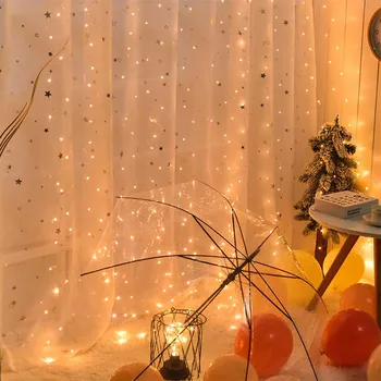 

Light String Window Decoration Lights Create A Romantic And Beautiful Atmosphere Photography Literature Decoration #YL10