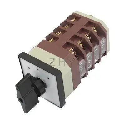 

AC 380V 220V 3 Position 16 Terminals Rotary Cam Universal Combination Switch