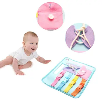 

Early Baby Education Toys Basic Life Skills Dress Teaching Board Learning Toys GXMB