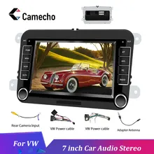 Camecho 2DIN 7 ''Автомобильный мультимедийный плеер Bluetooth автомагнитолы Android зеркальная связь аудио стерео радио Coche Mp5 Аудио плеер для VW