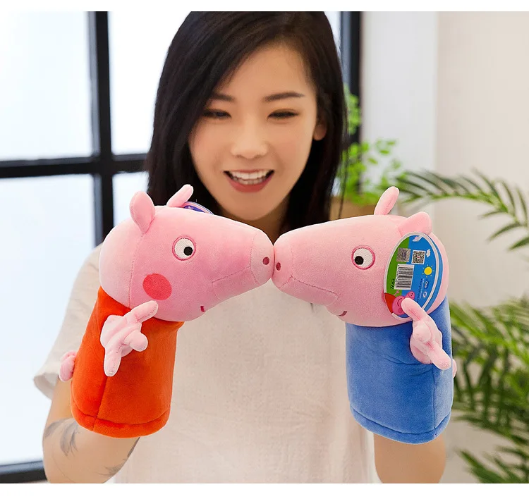 Оригинальные детские сумки peppa pig 44 см 38 см, плюшевые рюкзаки для детей, подарок на день рождения, подарок, горячая Распродажа