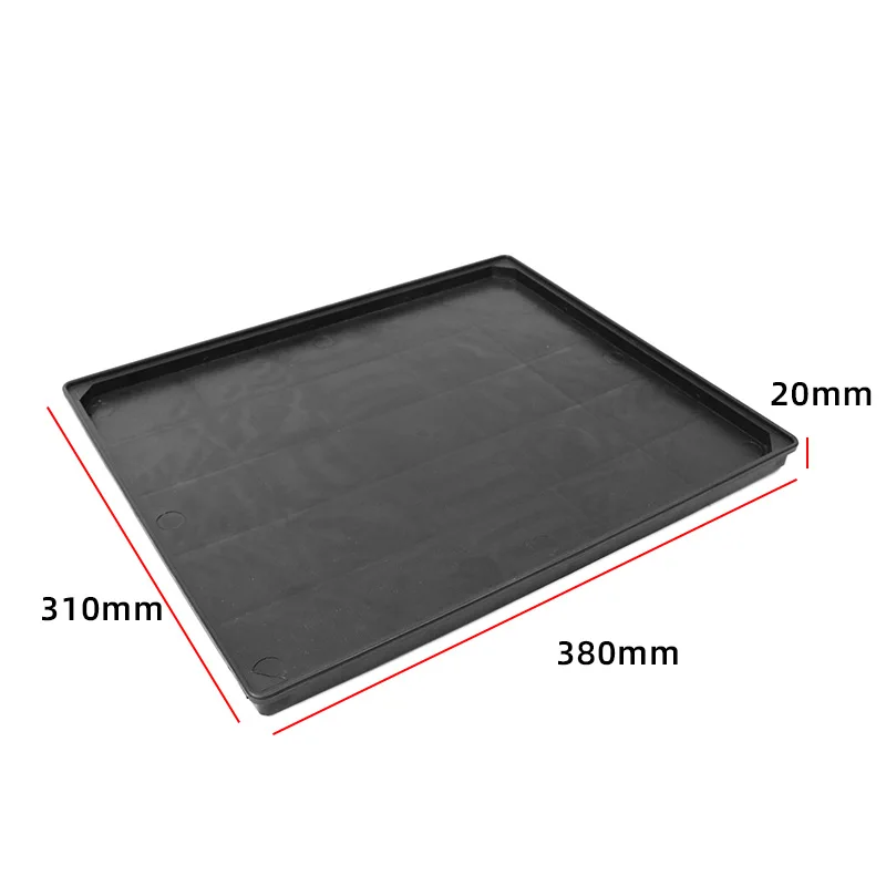 Q-TR12 ESD Plastic PP Tray Pressure Angle Design Black Mould Injection Product Industrial Supply