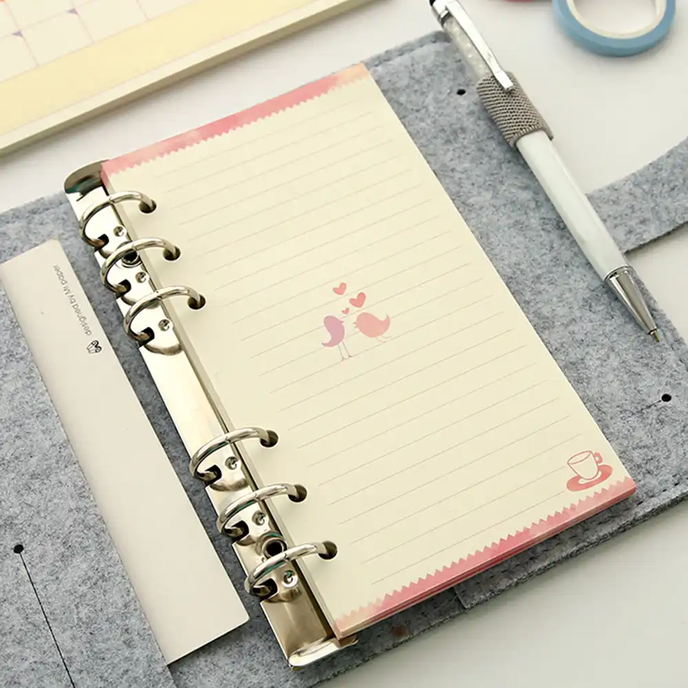 45 Lembar A5 A6 A7 Dicetak Spiral Planner Kertas Ring Binder Filler Makalah Warna Warni Lucu Harian Mingguan Bulanan Untuk Titik Kosong Filler Paper Planner Paperweekly Monthly Aliexpress