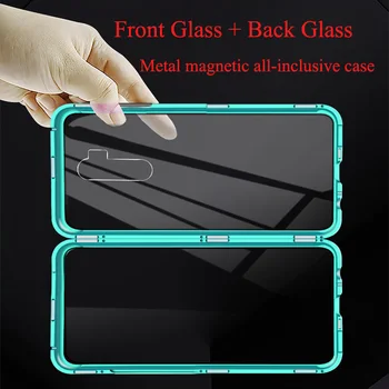 

Magnetic Metal Case For Xiaomi Redmi 8 8A K30 K20 Note 8 7 8T Pro Cover For Mi 9SE 9T CC9 Pro Mi 9 8 CC9E Max 3 Case Cover