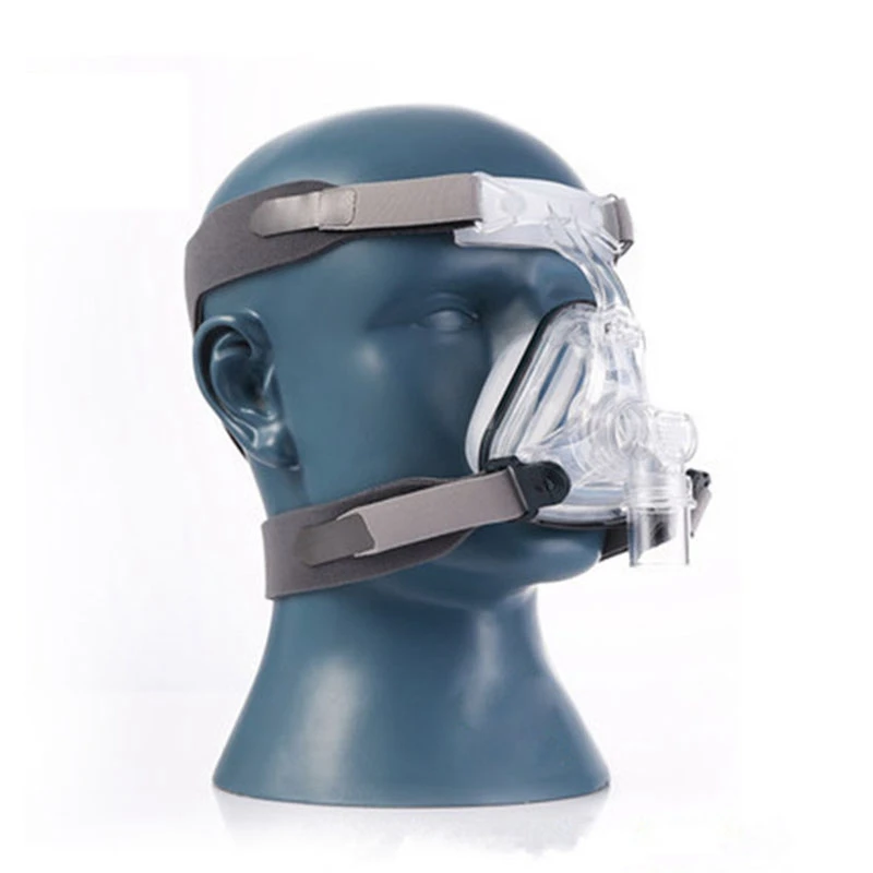 Силиконовая носовая Маска CPAP маска для сна с головным убором против храпа терапия машина подключения шланга и носа S/M/L Размер