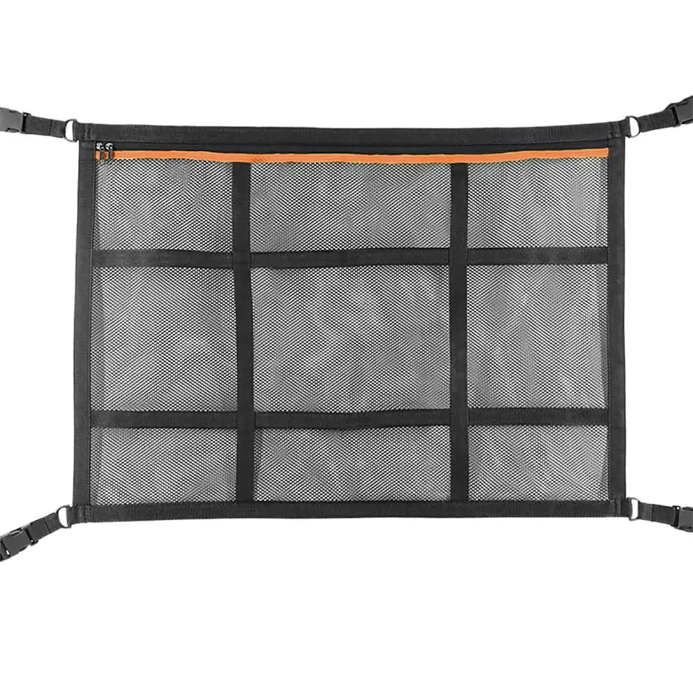 Car Ceiling Storage Net Auto Roof Sundries Bag Organizer Plafond Netto Opslag Pocket Accessoires Dak Mesh Interieur | Автомобили и