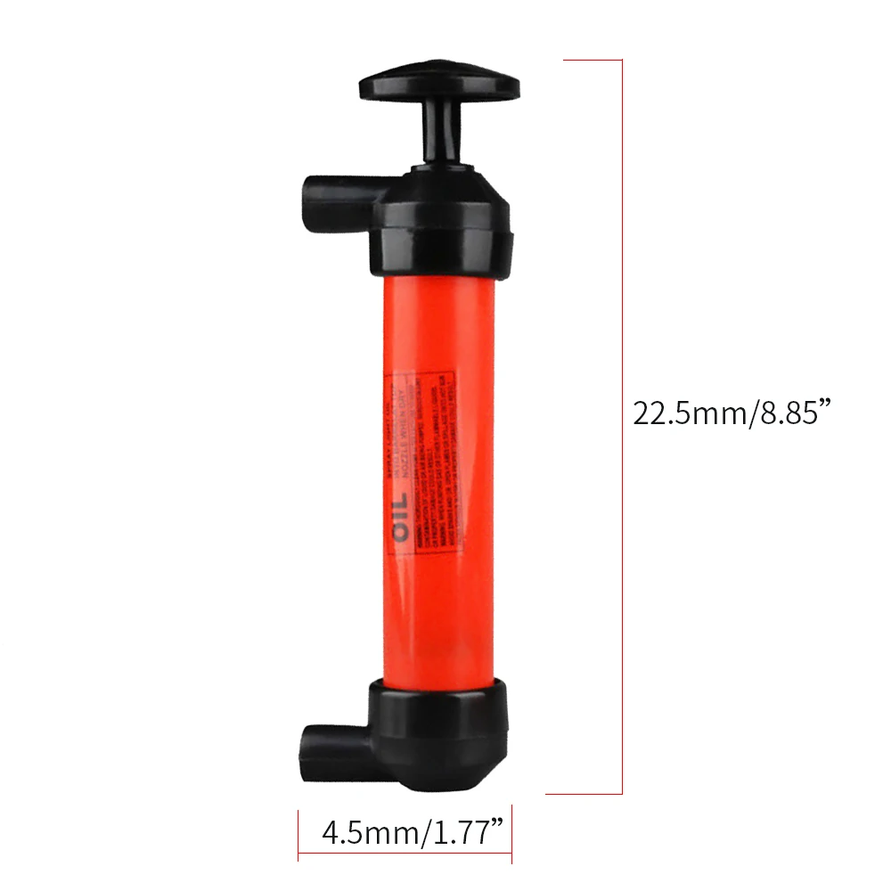 

Hot New Portable Dual Purpose Fuel Transfer Pump Kit Fluid Hand Pump with Tubes Connectors Adapters for Gas Oil Liquids