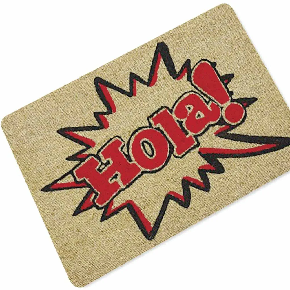 

Doormat Entrance Door Mat Word Printed Anti-Slip Floor Mat Area Rugs Funny Custom Front Door Mat Carpet floor mat