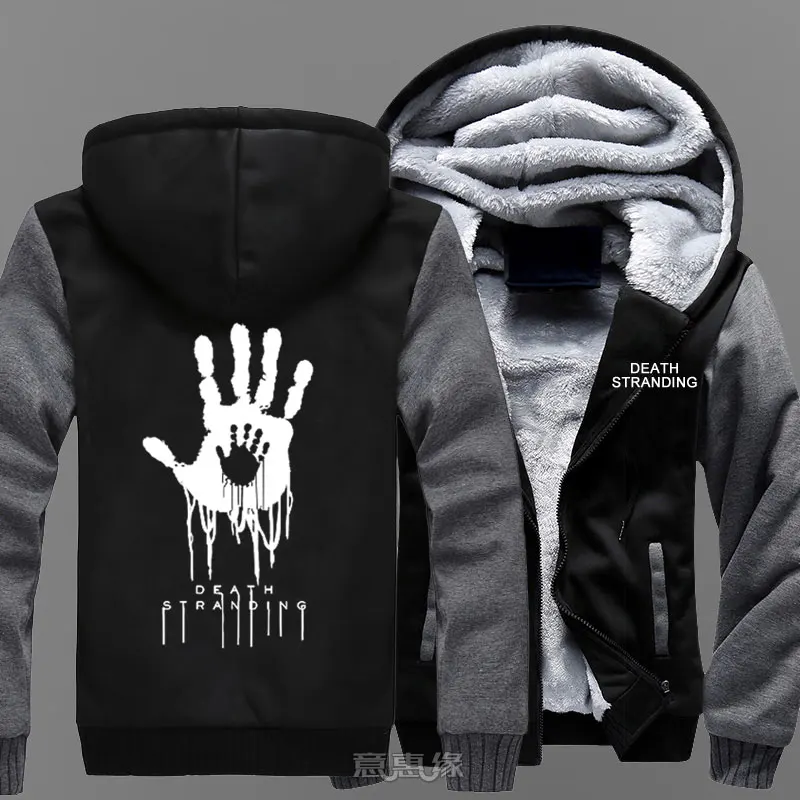 22 Новинка, зимние куртки, пальто, Death Stranding, толстовка с капюшоном для игры, толстый мужской кардиган на молнии, толстовки - Цвет: 22