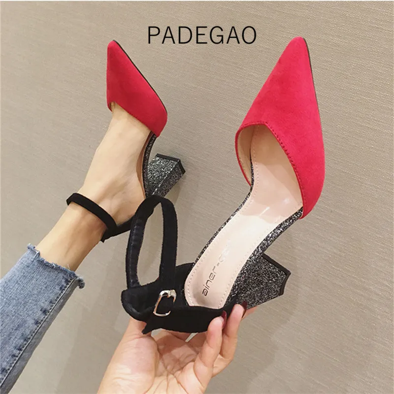 

Womens Shoes 2020 High Heels Fashion Casual OL Heels Korean Elegant Ladies Shoes
