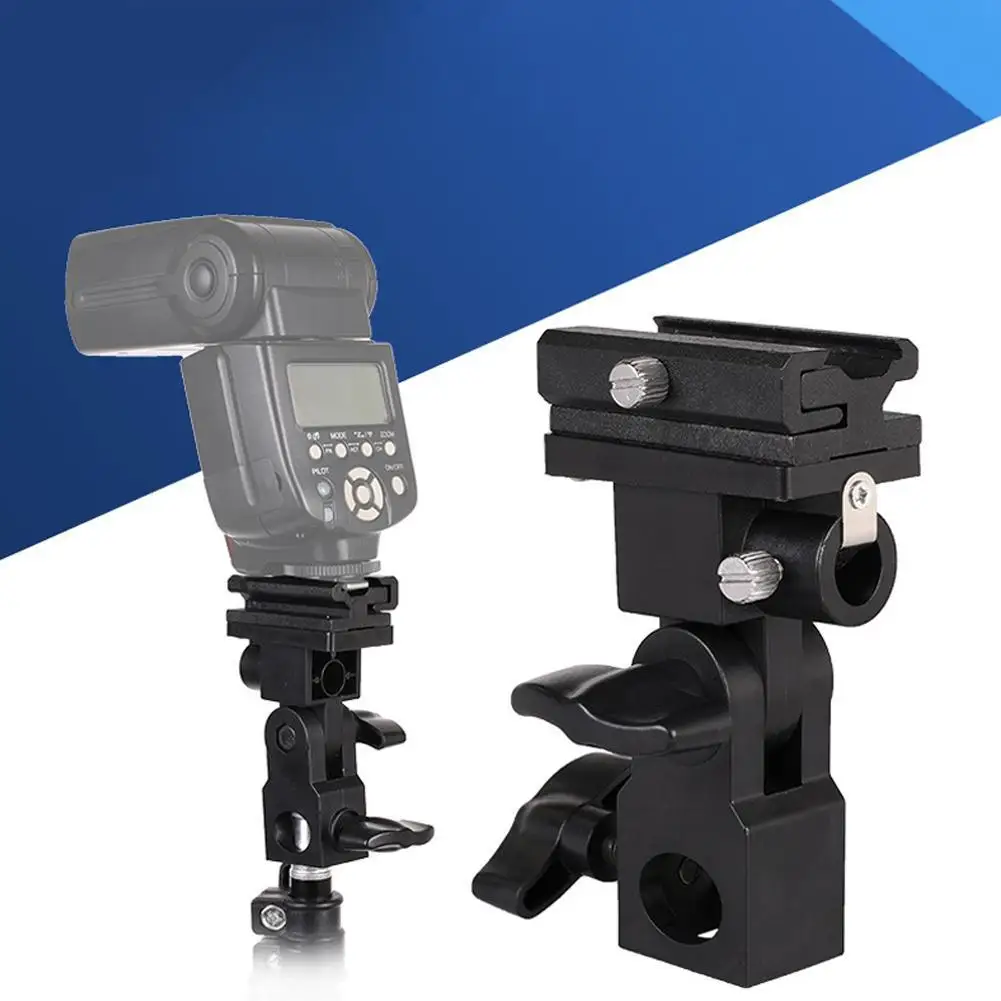 Speedlite крепление для зонта держатель горячий башмак Meking Поворотный Светильник Кронштейн B для триггера держатель горячий башмак