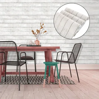 

Stick Wall Sticker Beach Wood Self Adhesive Wall Decor Matte Vinyl Film Table Sticker Bedroom Decor Room Decoration