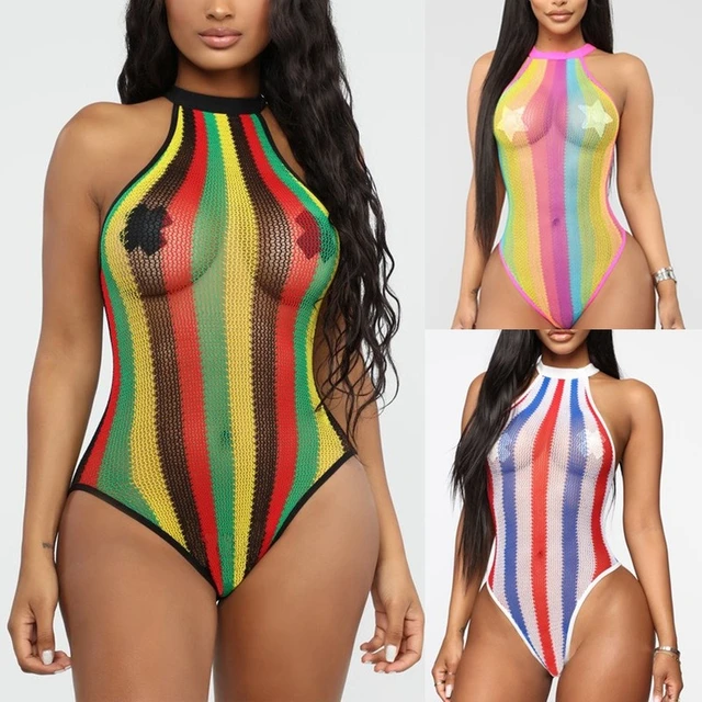 Body Sexi Para Dama Love, Arcoiris Oferta