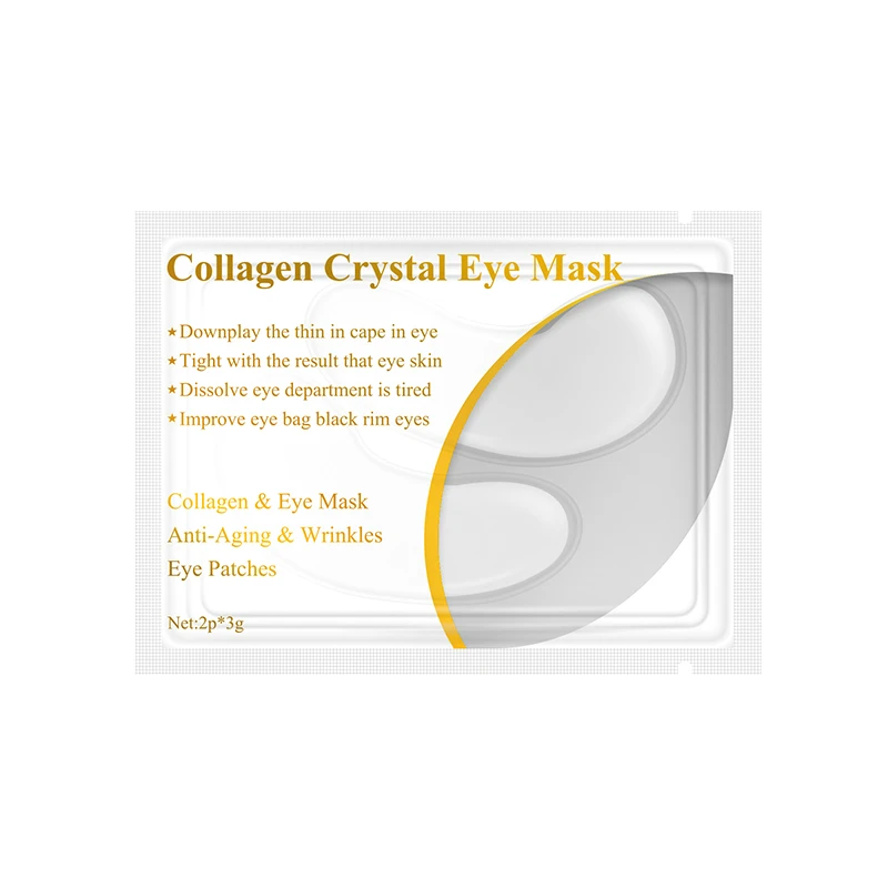 White Eye Mask LANBENA маска для глаз коллагеновая Сыворотка для ухода за глазами против старения и морщин крем для глаз удаление темных кругов увлажняющий уход за кожей 1 пара - Цвет: White Eye Mask