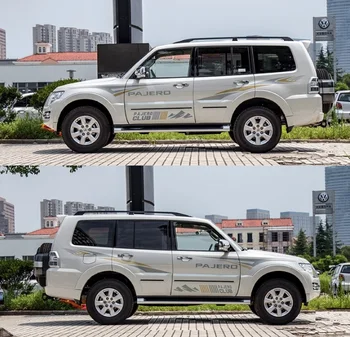 

LEFT SIDE Customize Personality Car Stickers Body Color Strip Car Stickers Pull Flowers Accessories Waterproof Sunscreen